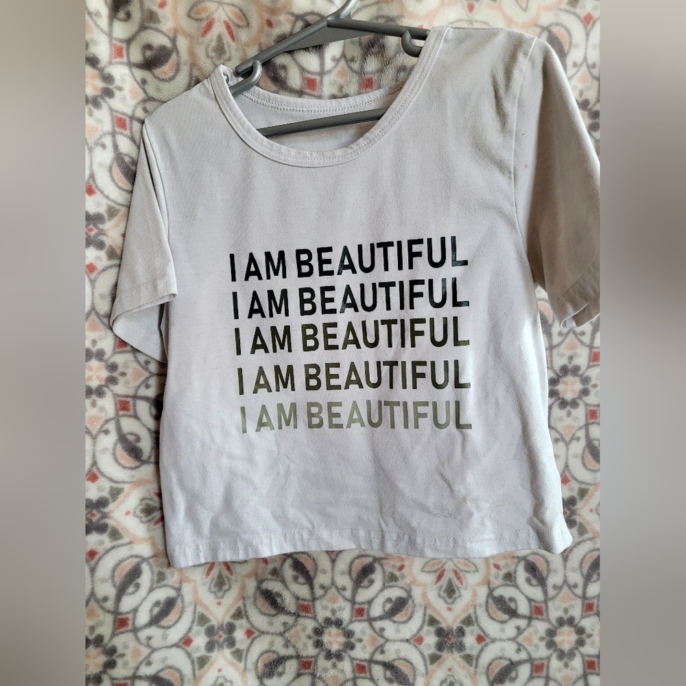 Graphic Tee with Positive Message